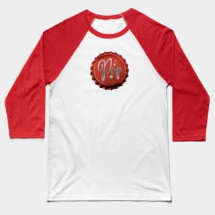 Pop-art bottle cap Baseball T-Shirt